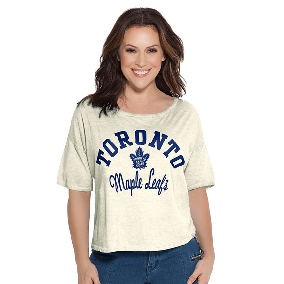 Touch by Alyssa Milano Tops - NHL Toronto Maple Leafs Base Reversible Tee, XL
